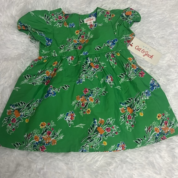 New! Cat & Jack Baby 2pc dress set - Picture 2 of 5